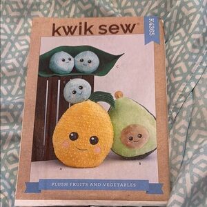 Plush Fruit and Vegetable Set sewing pattern